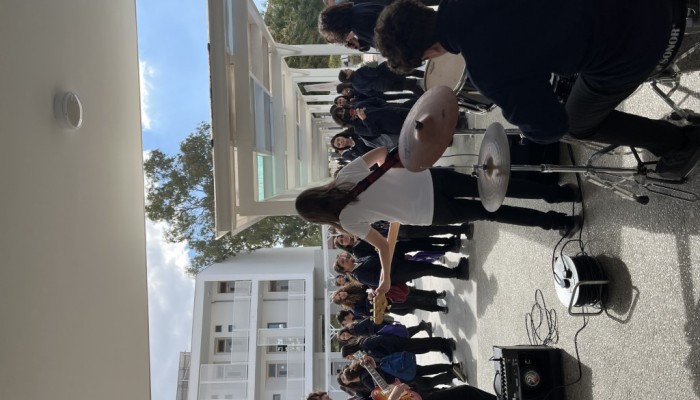 Rocking Out with Student Talent: Guns N' Roses Classics Take Center Stage at  The English School 's 